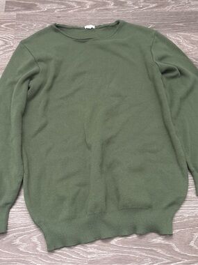 Olive Green Crewneck Sweater